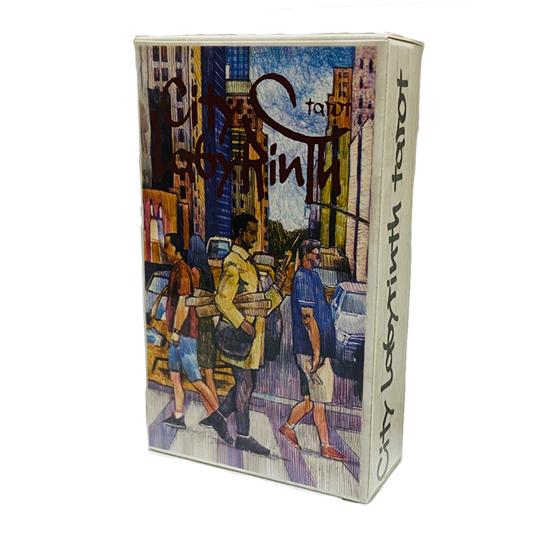 Board Game Live - Şehir Labirenti Tarot Kartları 78 Kartlı
