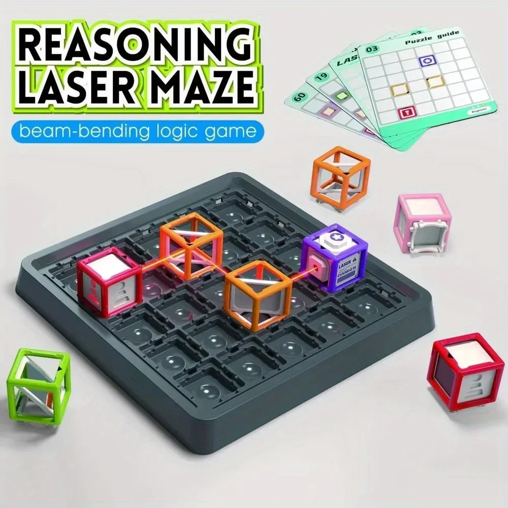 Board Game Qwirkle - Çocuklar için Lazer Labirent İstifleme Eğitici