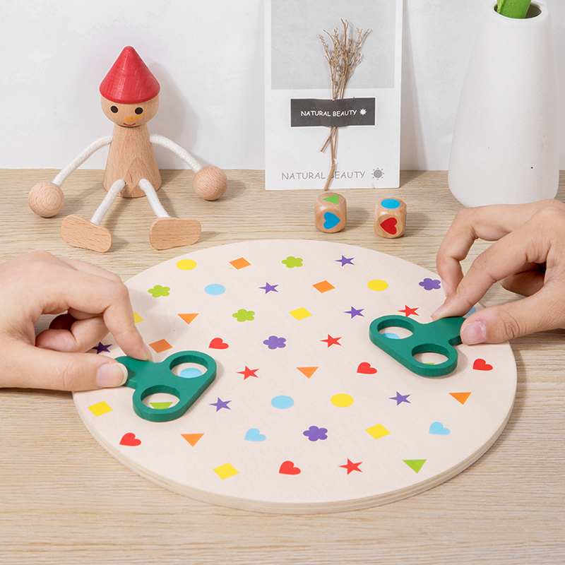 Board Game Dnd - Montessori Eşleştirme Oyunu Tahtası Renkler ve