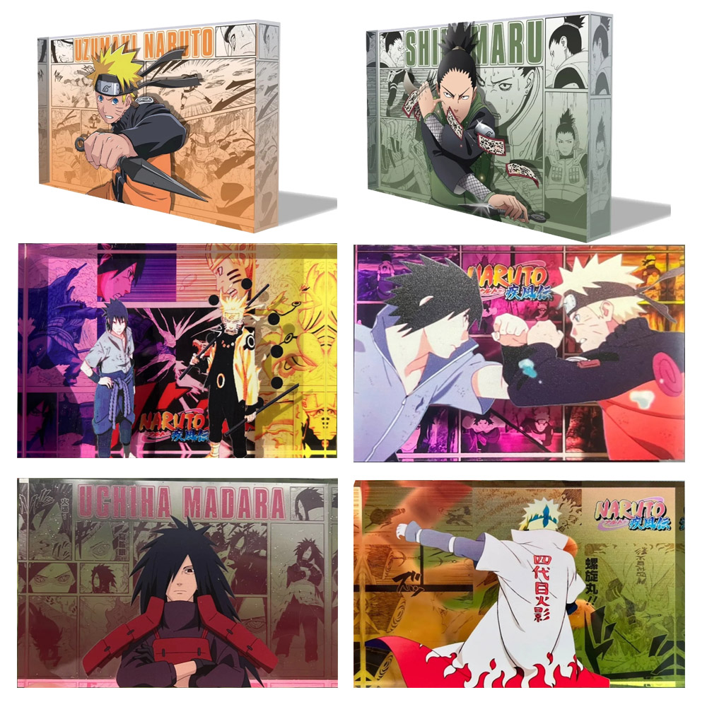 Board Game Naruto - Naruto çocuk DIY koleksiyon kart tuğlaları