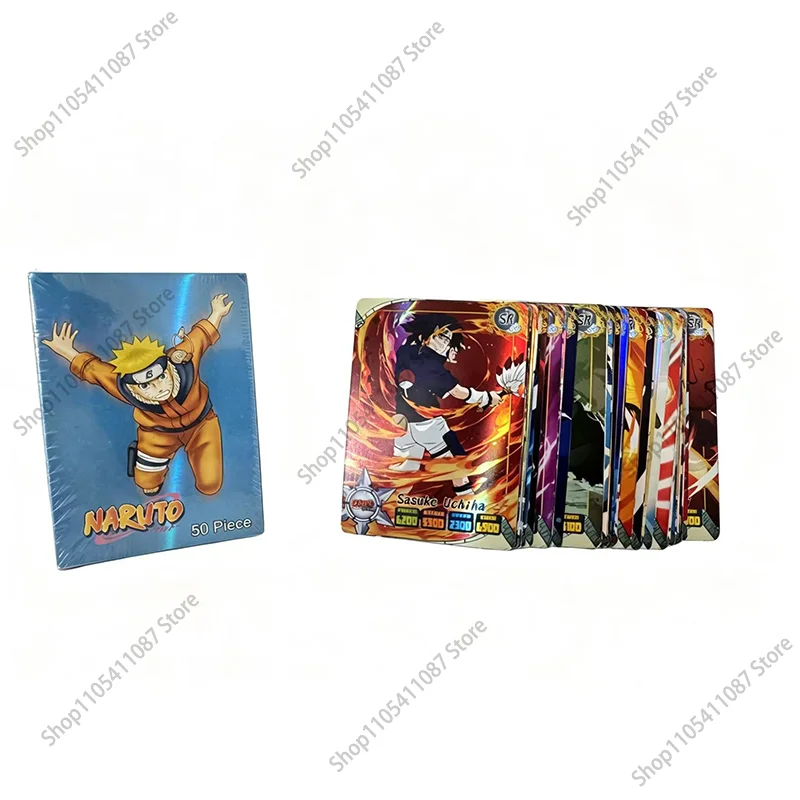 Board Game Naruto - **50 adet Naruto İngilizce Kartları Gösterişli