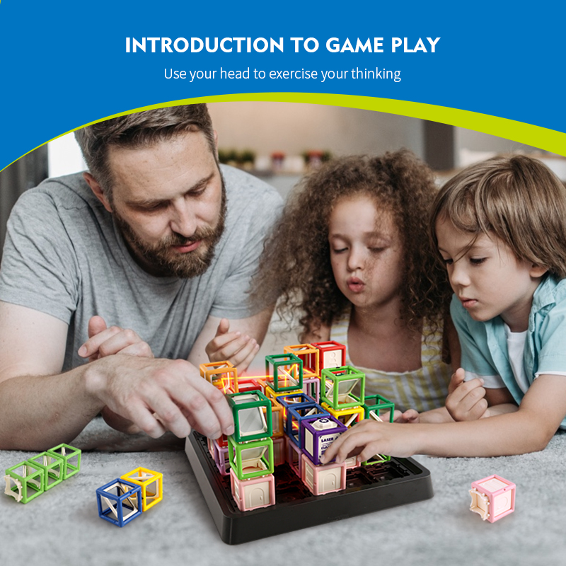 Board Game Qwirkle - 60 Seviyeli Zorluklar STEM Oyunu Lazer