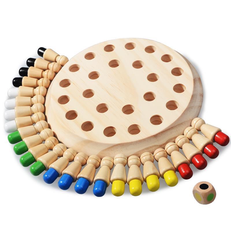 Board Game Of Life - Ahşap Bulmaca Oyuncaklar Montessori Eğitim Öğrenme