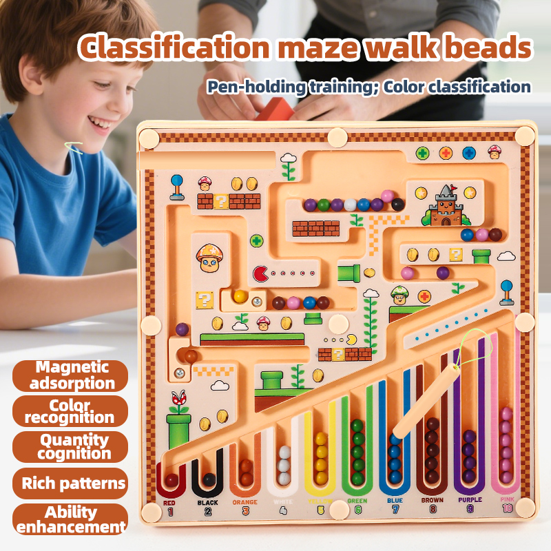 Board Game Qwirkle - Manyetik Labirent ve Boncuk Oyuncak Tahtası