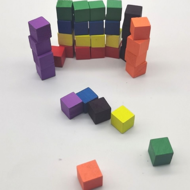 100 Adet/grup 10mm Ahşap Küple - Board Game Economy incelemesi ve fiyatı