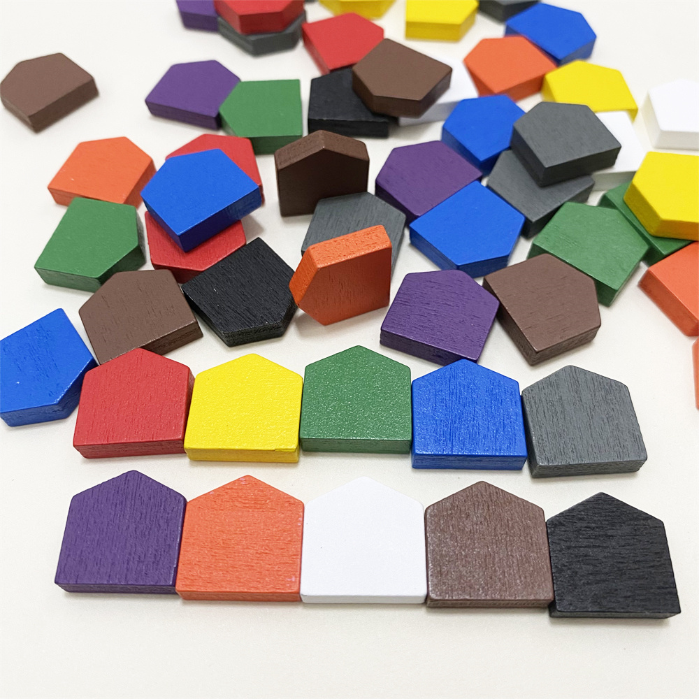50 adet 16*16 MM Renkli Ahşap  - Board Game Economy incelemesi ve fiyatı