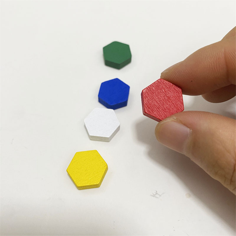 50 parça ahşap altıgen prizma  - Board Game Economy incelemesi ve fiyatı