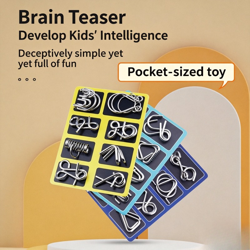 8 Parçalı Metal Bulmaca Seti K - Board Game For Kids incelemesi ve fiyatı