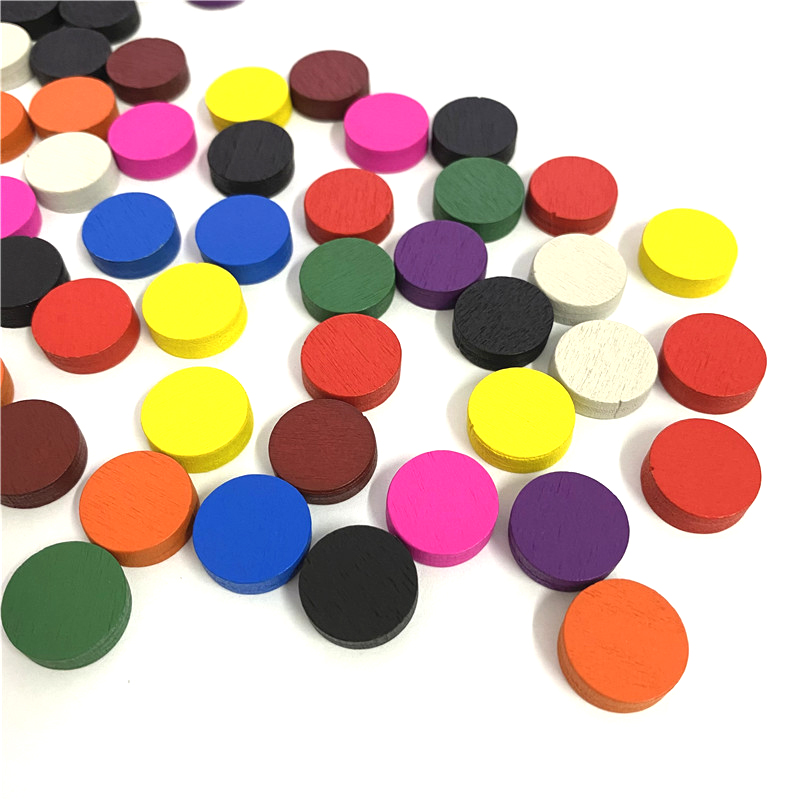 50 adet 15*5 MM 11 Renk Ahşap  - Board Game Economy incelemesi ve fiyatı