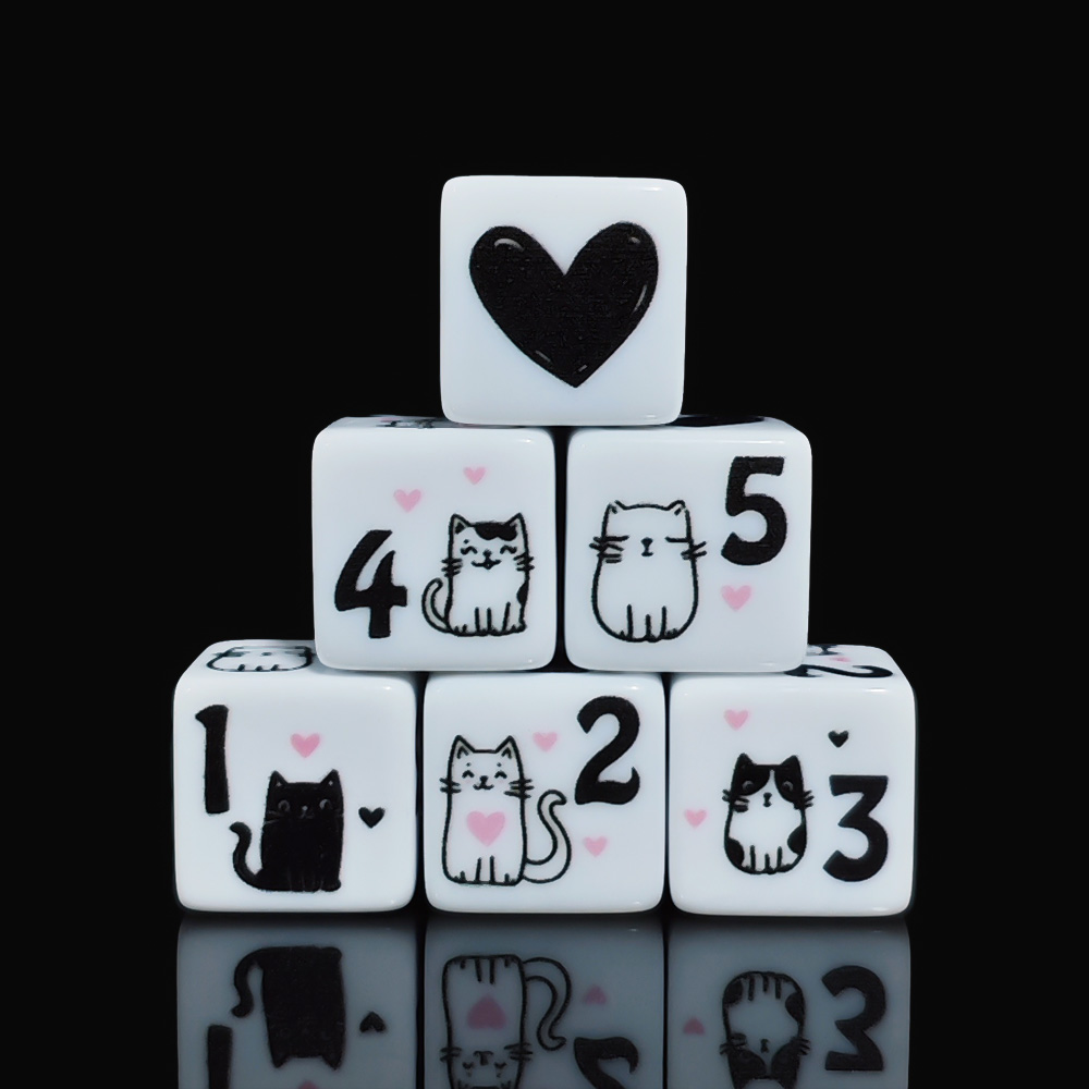12'li Set 16mm Sevimli Kedi Za - Board Game Dnd incelemesi ve fiyatı