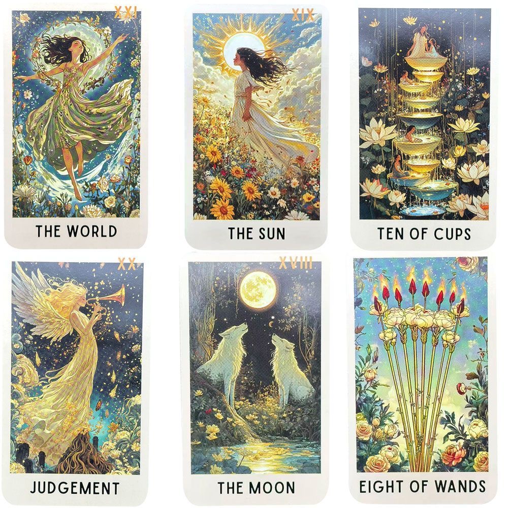 78 Gizemli Bloom Tarot Kartlar - Board Game Oracle incelemesi ve fiyatı