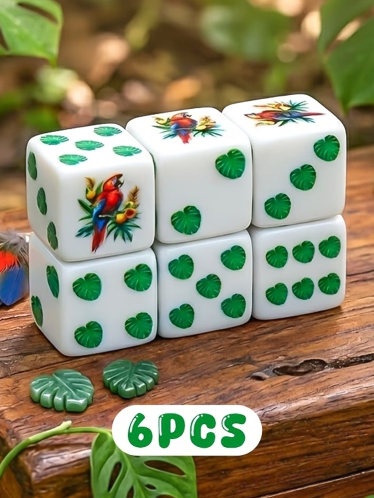 6 adet renkli papağan tüyü D6  - Board Game Dnd incelemesi ve fiyatı